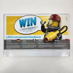 Lego 60078 Instruction Manual Only 2015 LEGO City Utility Shuttle Space Shuttle