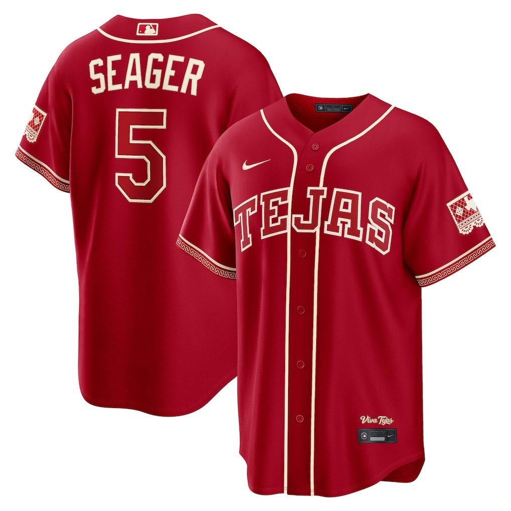 Corey Seager Texas Rangers Nike City Connect Stadium Jersey Tejas