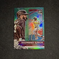 2022 Fernando Tatis Jr. /99 Optic Diamond Kings Green Dragon Prizm #28 Padres
