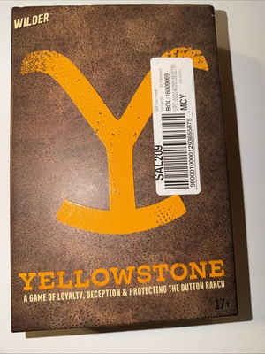 #ad Yellowstone Party Card Game by Wilder New $10.99