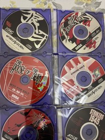 HUGE LOT COLLECTION SEGA SATURN DISC ONLY GAMES SOME RARE SOME JAPANESE