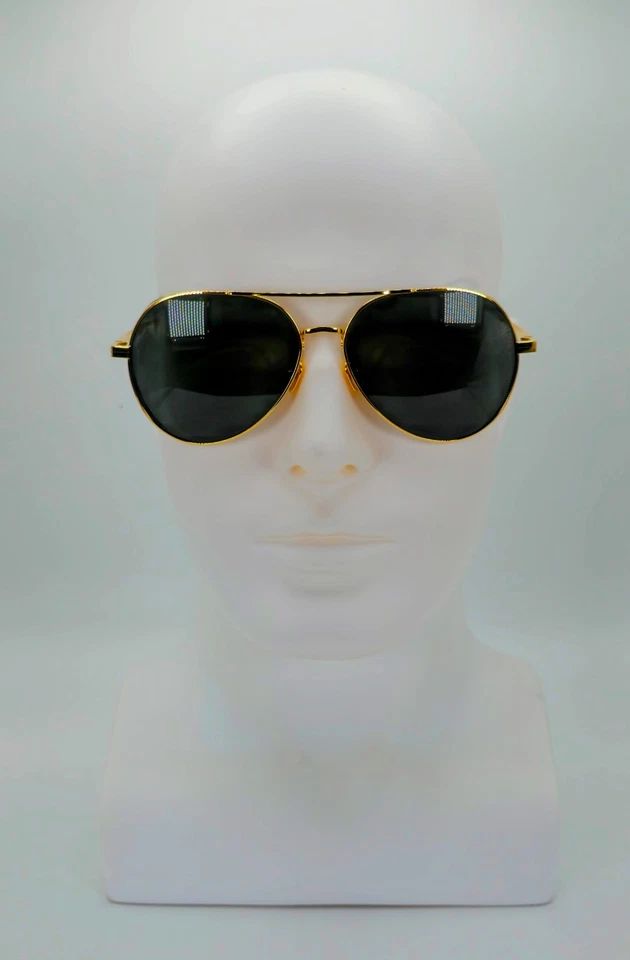 Gafas de sol Linda Farrow LFL 792 ELGIN Pilot Gold Designer 59-15-140 | Precio de venta sugerido por el fabricante 1200 USD Foto 3 de 4