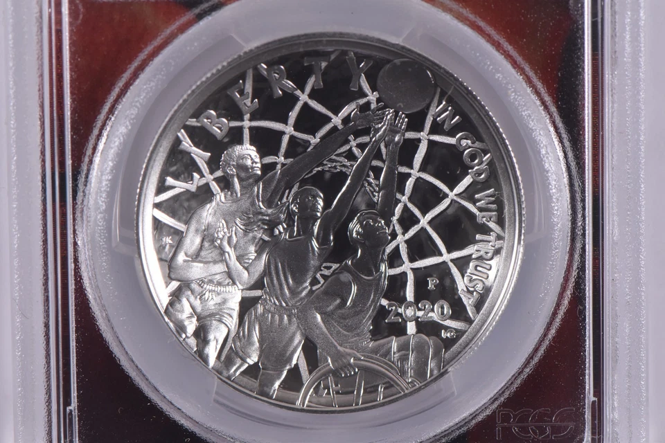 PR70 2020-P DOMINIQUE WILKINS Basketball HOF Commemorative Dollar PCGS *5894 - Image 3 of 4