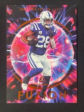 2023 Panini Luminance Fuzion Orange #6 Jonathan Taylor /100 Colts YT92