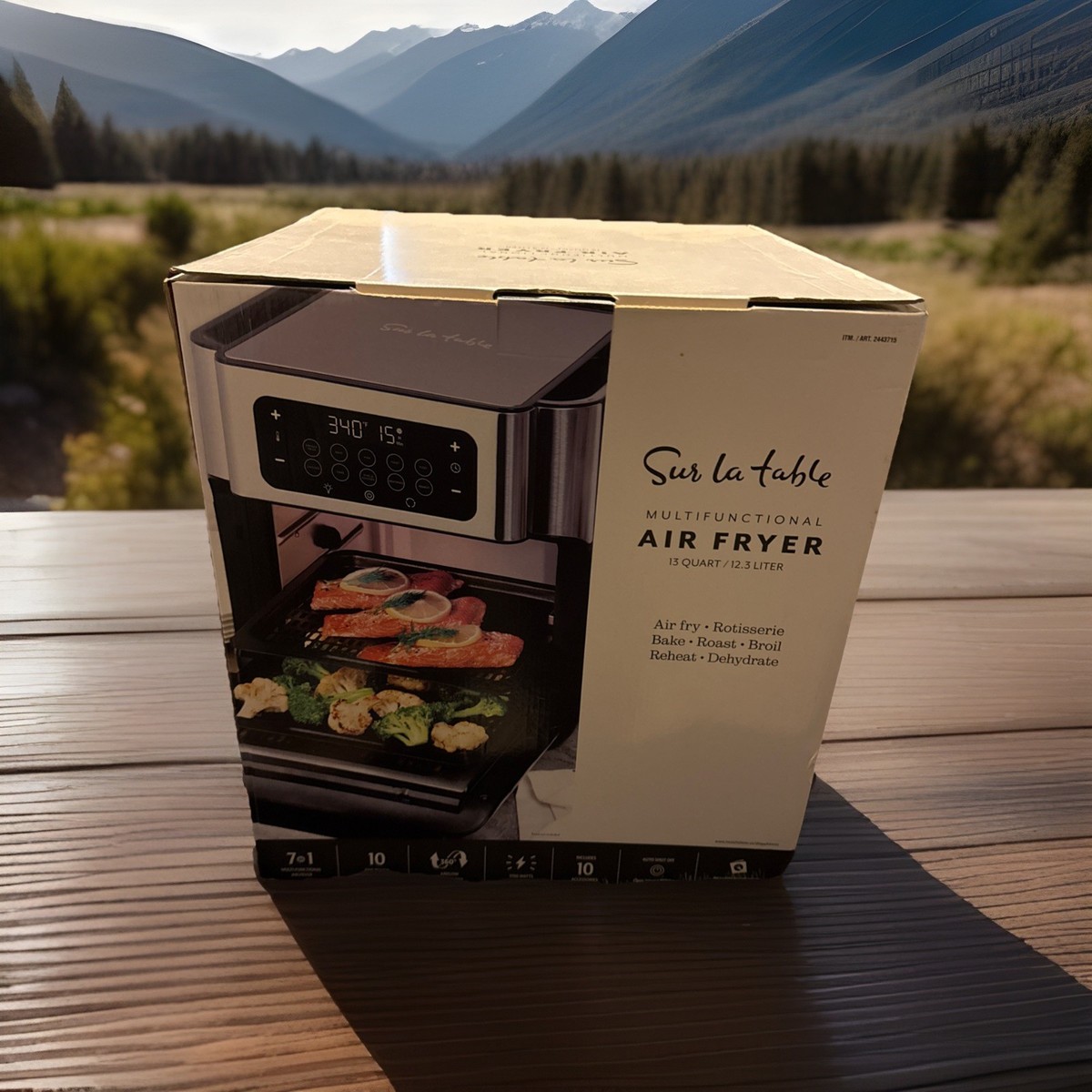 ドラドラ Idora Sur La Table SLT-1818 Multifunctional Air Fryer - Silver, 13