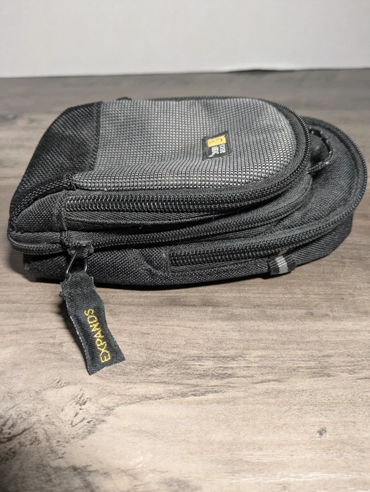 Case Logic Belt Loop Camera Bag Black w/ gray Interior 6.5" x 4" 3" - Image 4 of 4