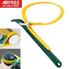 Heavy Duty Oil Fuel Filter Removal Strap Wrench Tool Belt Adjustable 9inch UK