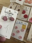 Vintage Pink And Red Buttons La mode, Le bouton, La. Petite, Streamline, Lansing — photo 4