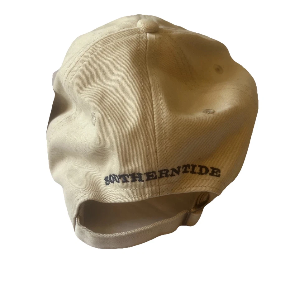 Southern Tide Skipjack Logo Patch Baseball Hat Cap Stone With tags MSRP $27.00 - Image 3 of 4