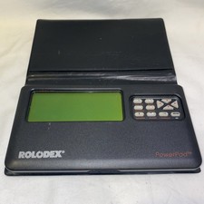 Vintage Organizer Rolodex PowerPad Organizer Magnethülle benötigt Batterien