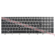 German Backlit Keyboard for HP EliteBook 850 855 750 755 G5 G6 ZBook 15u G5 G6
