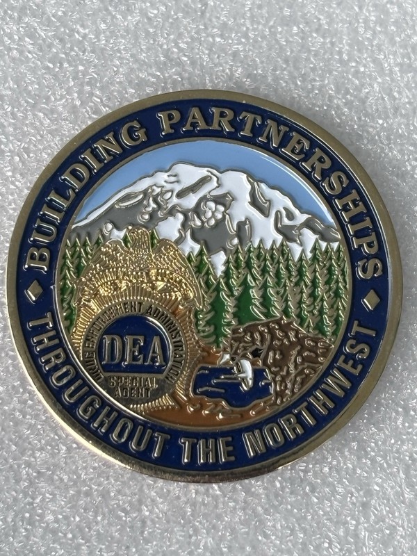 DEA Seattle Field Division Building Partnerships Throughout Northwest Drug Coin