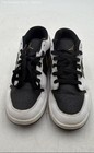 Nike Boys Air Jordan 1 Low GS Gold Swoosh Black White Sneaker Shoes Size 5.5Y — photo 1