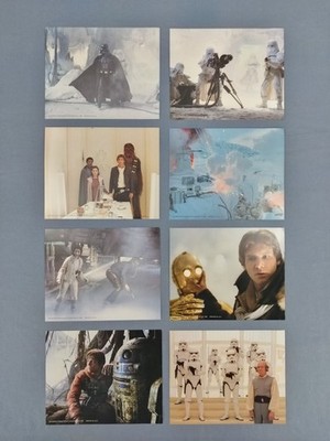 STAR WARS V: EMPIRE STRIKES BACK 1980 ORIGINAL FULL-BLEED LOBBY CARDS  SET OF 8!