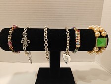 Lot of 6 Bracelets Costume Variety Pack Kids Adults Fun Parties Friendship