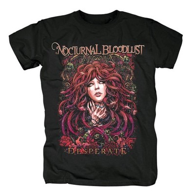 NEW Nocturnal Bloodlust Band Album T Shirt Cotton Black All Size EN864