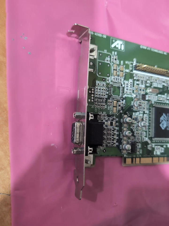 Vintage ATI 3D Rage II+ PCI Video Graphics Card – P/N 109-40100-00, 1996 - Image 3 of 4