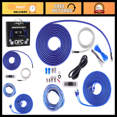4 Gauge OFC Amplifier Installation Wiring Kit - Complete Car Audio Accessory