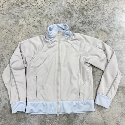 Columbia Jacket Womens Medium Gray Titanium Tech Interchange Full Zip Outdoor