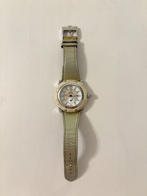 Glam Rock Swiss Made GR10016 Leather Band Women s Wristwatch Untested