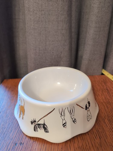 Olivia Grace Small White Dog Bowl Dogs Outside Going For A Walk