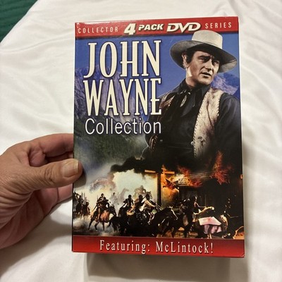 JOHN WAYNE COLLECTION (4 DVD) Featuring McLINTOCK - New - Free Shipping