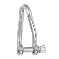 "FüR 316 Edelstahl Twist SchäKel 90 Grad 5/32\" 4Mm Verdreht"