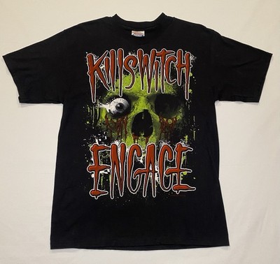 Vintage Killswitch Engage Shirt Adult Size Medium Black Hanes Heavyweight
