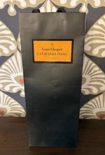 Veuve Clicquot La Grande Dame Champagne Gift Bag France Black Orange
