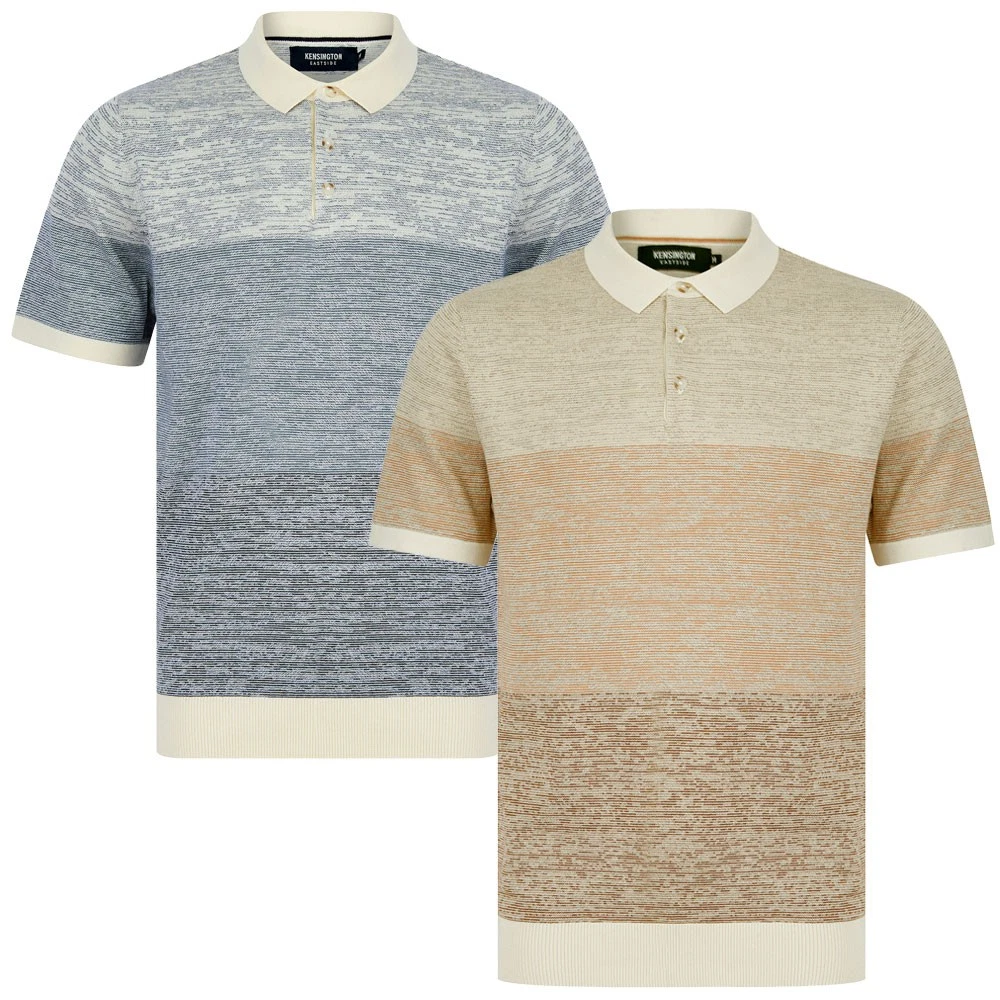 Men's Knitted Polo Shirt Premium 100% Cotton Knit T-Shirt Top Smart Casual Mod
Opens in a new window