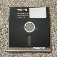 RAINBOW WALKER Atari 400 / 800 Computer Synapse Video Game 5.25" Disk Untested image