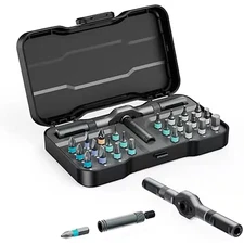 24-In-1 Magnetic Screwdriver Set 6.35 Mm Shank 24 Bit Portable Precision Multi T