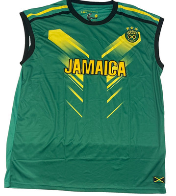 Jamaica Soccer Jersey XXL sleeveless by LMS Sports