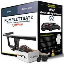 Anhängerkupplung starr für VW Golf VII Sportsvan +E-Satz (AHK und ES)