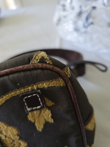 Latico Handbag Embroidered Floral Brown Leather Trim Shoulder Purse Small Hobo - Picture 17 of 17