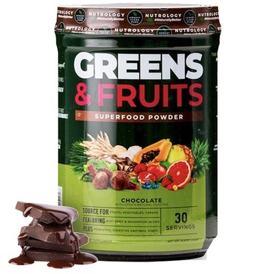 Greens & Fruits Powder-Naturally Sourced Fruits, Vegetables, Beet Powder & Mu...