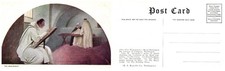 Vintage Postcard The Manuscript Library of Congress Mural Art
