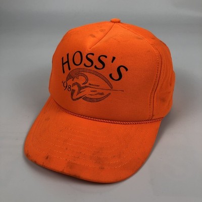 Hoss's Hat Cap Hunting Orange Snapback