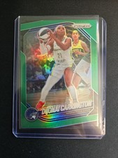 2025 WNBA Panini Prizm DiJonai Carrington #9 Green Prizm