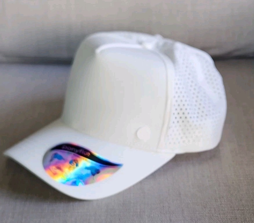 NWT Ponyflo Charli Ponytail Performance Hat Polyester, UV  display picture 2