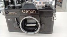 Canon F-1 Black Film SLR Camera Body Excellent Condition