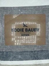NEW! Eddie Bauer Queen Quilt Set Salmon Cotto...