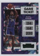 2021-22 Panini Contenders Game Ticket Green Ice Buddy Hield #69 0yk4