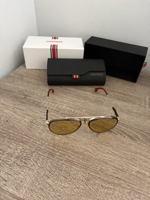 CARRERA SUNGLASSES GLORY 1 GOLD/BROWN GRADIENT LENS 58MM