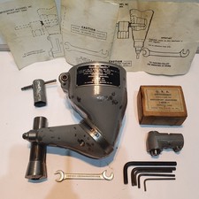 BRIDGEPORT QUILL MASTER TYPE JA MILL ATTACHMEMT With QRA RIGHT ANGLE ATTACHMENT