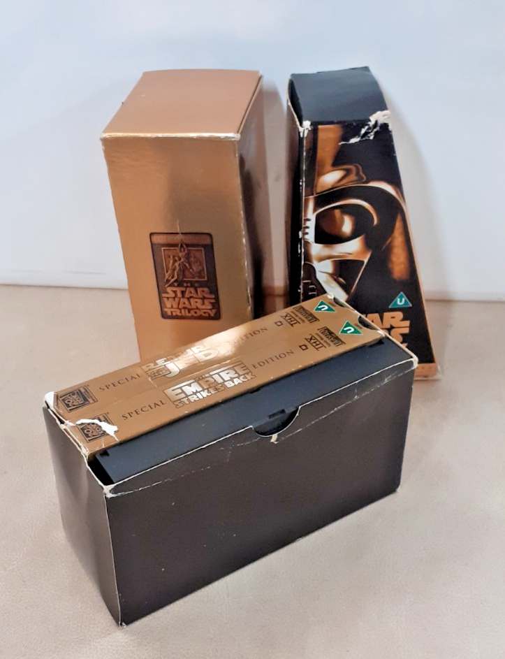 Star Wars Trilogy VHS Video Boxed Set 1997 Special Edition Charity Sale
