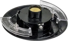 KastLite Black Wing Clip Post Top Fitter | Fits Globes with 5.25" Opening