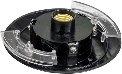 KastLite Black Wing Clip Post Top Fitter | Fits Globes with 5.25" Opening