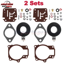 2 Carburetor Rebuild Repair Kit For OMC Johnson Evinrude Outboard Sierra 18-7222