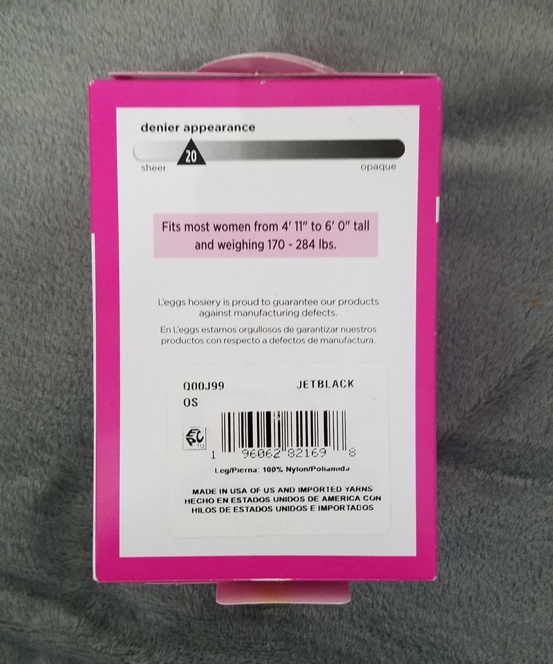 L'eggs Everyday Plus Size Knee Highs 10 Pair One Size Jet Black Sheer Toe eBay